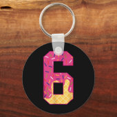 Nummer 6 Ijs Drip 67 Meme Koppel Halloween C Sleutelhanger (Voorkant)