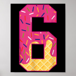 Nummer 6 Ijsdruppel 67 Meme Koppel Halloween C Poster