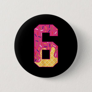 Nummer 6 Ijsdruppel 67 Meme Koppel Halloween C Ronde Button 5,7 Cm