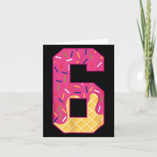 Nummer 6 Ijsje Drip 67 Meme Koppel Halloween C Kaart (Voorkant)