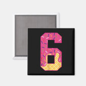 Nummer 6 Ijsje Drip 67 Meme Koppel Halloween C Magneet (Voorkant / Achterkant)