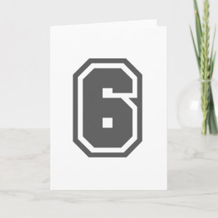 Nummer 6 kaart