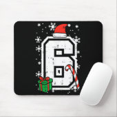Nummer 6 Kerstmis 6 7 Xmas Matching 67 Meme Mannen Muismat (Met muis)