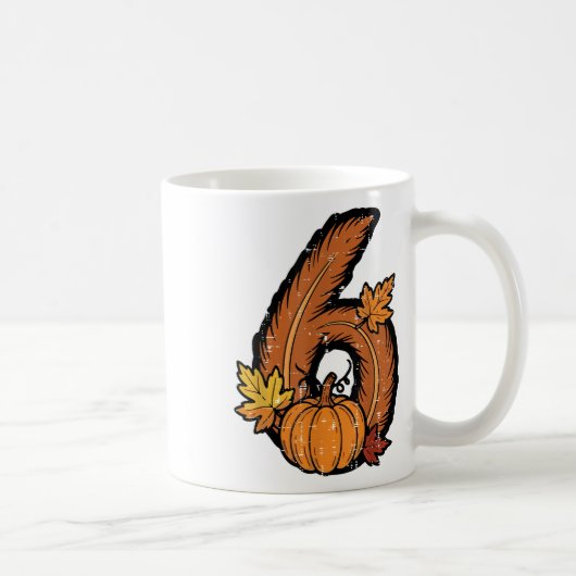 Nummer 6 Komt overeen met 67 Meme 6 7 Dankzegging Koffiemok (Rechts)