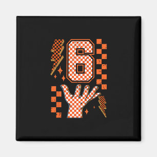 Nummer 6 Matching 67 Meme Geruite Halloween Kostuu Magneet