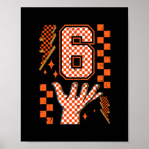 Nummer 6 Matching 67 Meme Geruite Halloween Kostuu Poster