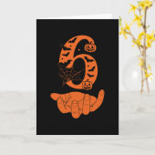 Nummer 6 Matching 67 Meme Halloween Kostuum Heren  Kaart (Gele Bloem)