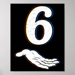 Nummer 6 Matching 67 Meme Halloween Kostuum Heren Poster