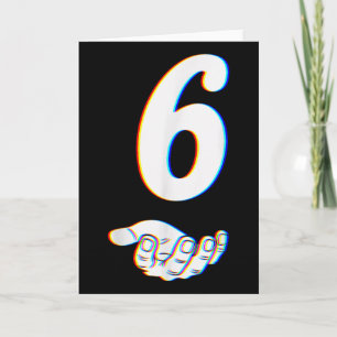 Nummer 6 Matching 67 Meme Halloween Kostuum Mannen Kaart