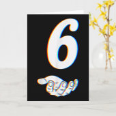Nummer 6 Matching 67 Meme Halloween Kostuum Mannen Kaart (Gele Bloem)