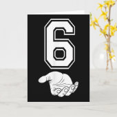 Nummer 6 Matching 67 Meme Halloween Kostuum Mannen Kaart (Gele Bloem)