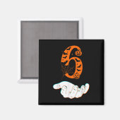 Nummer 6 Matching 67 Meme Halloween Kostuum Mannen Magneet (Voorkant / Achterkant)