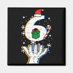 Nummer 6 Matching 67 Meme Kerstmis 6 7 Xmas Mannen Magneet