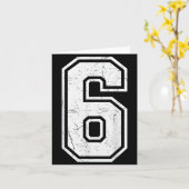 Nummer 6 Matching 67 Meme Kostuum Mannen Vrouwen K Kaart (Gele Bloem)