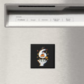 Nummer 6 Matching 67 Meme Thanksgiving 6 7 Mannen  Magneet (Insitu (Vaatwasser))