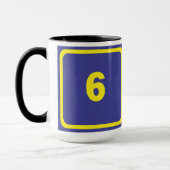 Nummer 6 mok (Links)