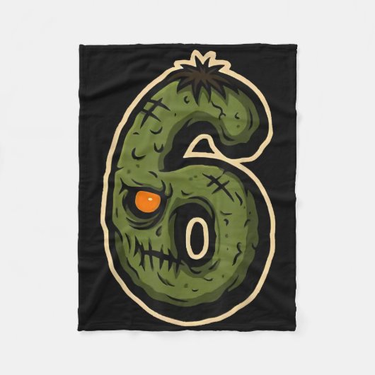 Nummer 6 Monster 67 Meme Matching Koppel Halloween Fleece Deken (Voorkant)