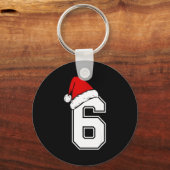 Nummer 6 Overeenkomen Zes Zeven 6 7 Meme 6 7 Kerst Sleutelhanger (Voorkant)