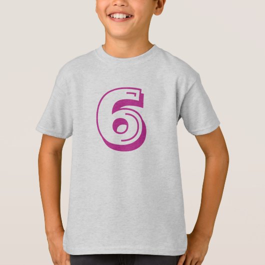 Nummer 6 shirt (Voorkant)