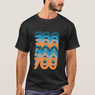 Nummer 700 Sneaker Match 700 V1 Wassen Sinaasappel T-shirt