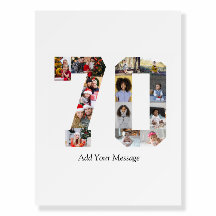 Nummer 70 Fotocollage