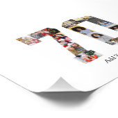 Nummer 70 Fotocollage Foto Afdruk (Hoek)