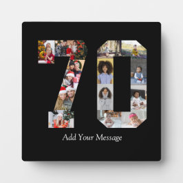 Nummer 70 Fotocollage Fotoplaat