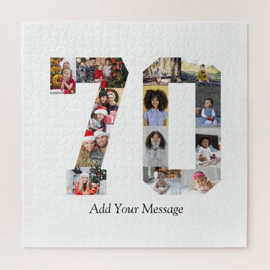 Nummer 70 Fotocollage Legpuzzel (Verticaal)