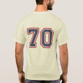 Nummer 70 T-shirt (Achterkant)