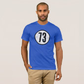 Nummer 73 t-shirt (Voorkant volledig)