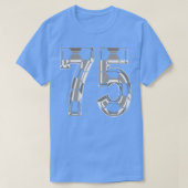 Nummer 75 Jersey 75 Moeder Speler Fan T-shirt (Design voorkant)