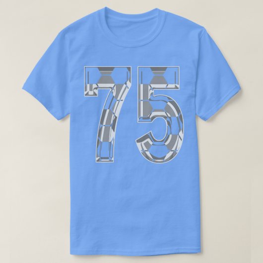 Nummer 75 Jersey 75 Moeder Speler Fan T-shirt (Design voorkant)