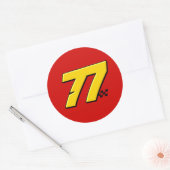 Nummer 77 - Sticker (Envelop)