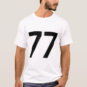 NUMMER 77 T-SHIRT (Voorkant)