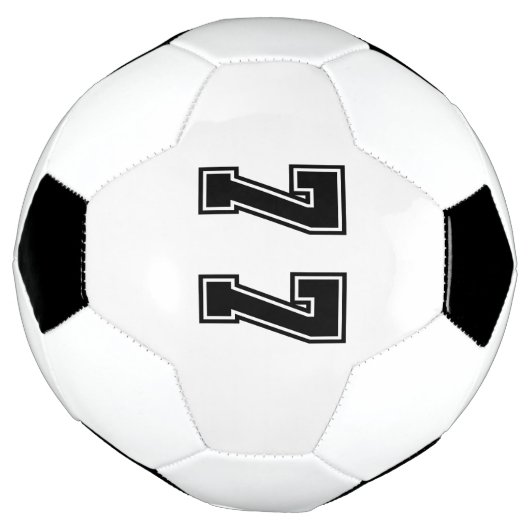 nummer 77 voetbal (Gedraaid)