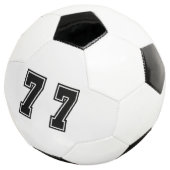 nummer 77 voetbal (Drie kwart)