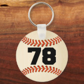 Nummer 78 Baseball Sleutelhanger (Voorkant)