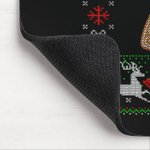 Nummer 7 67 Meme Grappige Lelijke Kersttrui Muismat (Hoek)