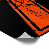 Nummer 7 67 Meme Halloween Pompoen Kostuum Matchin Poster (Hoek)