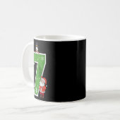 Nummer 7 67 Meme Koppel Pyjama Kerst Matchende Koffiemok (Voorkant links)