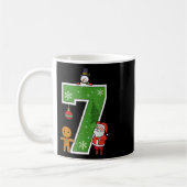 Nummer 7 67 Meme Koppel Pyjama Kerst Matchende Koffiemok (Links)