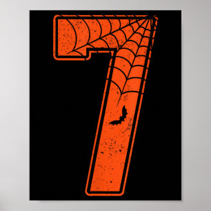 Nummer 7 67 Meme Kostuum Matching Groep Halloween Poster