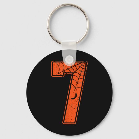 Nummer 7 67 Meme Kostuum Matching Groep Halloween Sleutelhanger (Voorkant)
