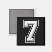 Nummer 7 67 Meme Matching  Magneet (Voorkant / Achterkant)