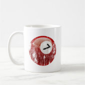 NUMMER 7 BILLIARDS BALL - ERODED AND AGENTSCHAP KOFFIEMOK (Links)