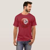 NUMMER 7 BILLIARDS BALL - ERODED AND AGENTSCHAP T-SHIRT (Voorkant volledig)