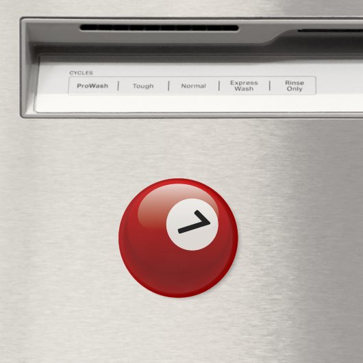 NUMMER 7 BILLIARTS BALL MAGNEET (Insitu (Vaatwasser))