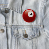 NUMMER 7 BILLIARTS BALL RONDE BUTTON 5,7 CM (In situ)
