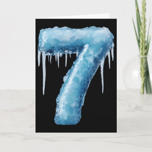 Nummer 7 Fire Ice Nummer Zes Zeven Meme 67 Alpha S Kaart (Voorkant)