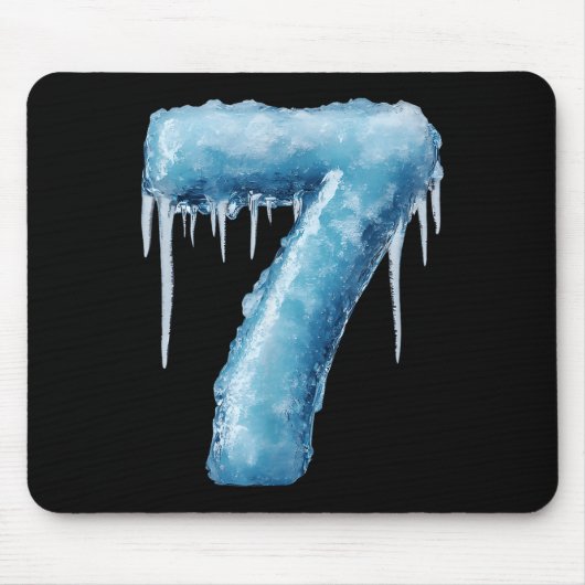 Nummer 7 Fire Ice Nummer Zes Zeven Meme 67 Alpha S Muismat (Voorkant)
